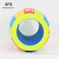 China Colorful Kids Soft Rainbow Barrel Toy Factory